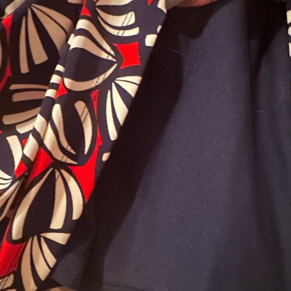 Anne Klein Abstract Flower Dress, Size 16 - Picture 4 of 4